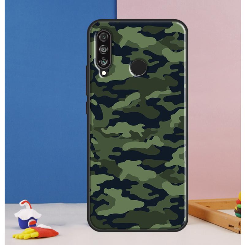 Camo Camouflage Pattern Case For Huawei Nova 12s 7i 8i 11i 12i 9 10 SE Y73 Y90 Y70 Y72 Y61 Y91 P30 P40 Lite P60 Pro