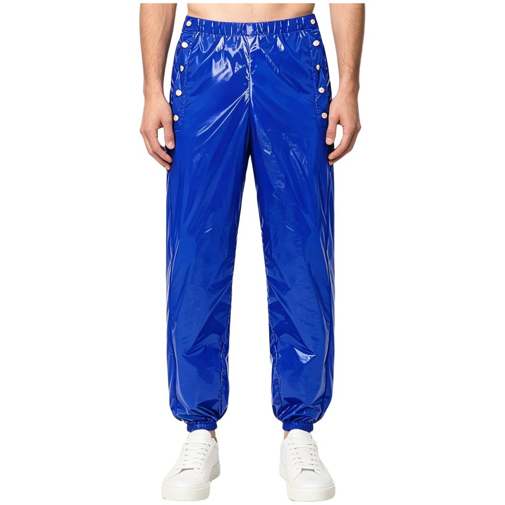 Men Waterproof Diaper Covers Pants Sides Waist Buttons Jogger Pants Easy Wearing Leakproof Adaptive Bottoms Special Needs