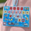 Creative 26-Keycap Keychain Pixel Button Sensory Charm Funny Fidget Gadget  Gifts