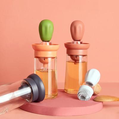 Кухонная бутылка масла, силиконовая щетка, капельница для гриля, дозатор оливкового масла для приготовления пищи, выпечки, барбекю, кухонные аксессуары