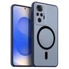 Магнитный железный кольцевой чехол для телефона для Xiaomi Redmi Note 10 Pro 4G Матовый мягкий ТПУ Ударопрочный чехол