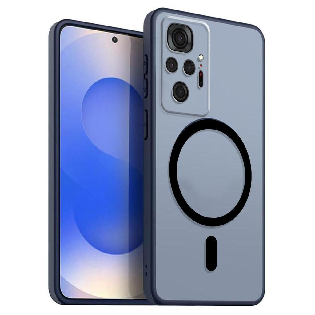 Магнитный железный кольцевой чехол для телефона для Xiaomi Redmi Note 10 Pro 4G Матовый мягкий ТПУ Ударопрочный чехол