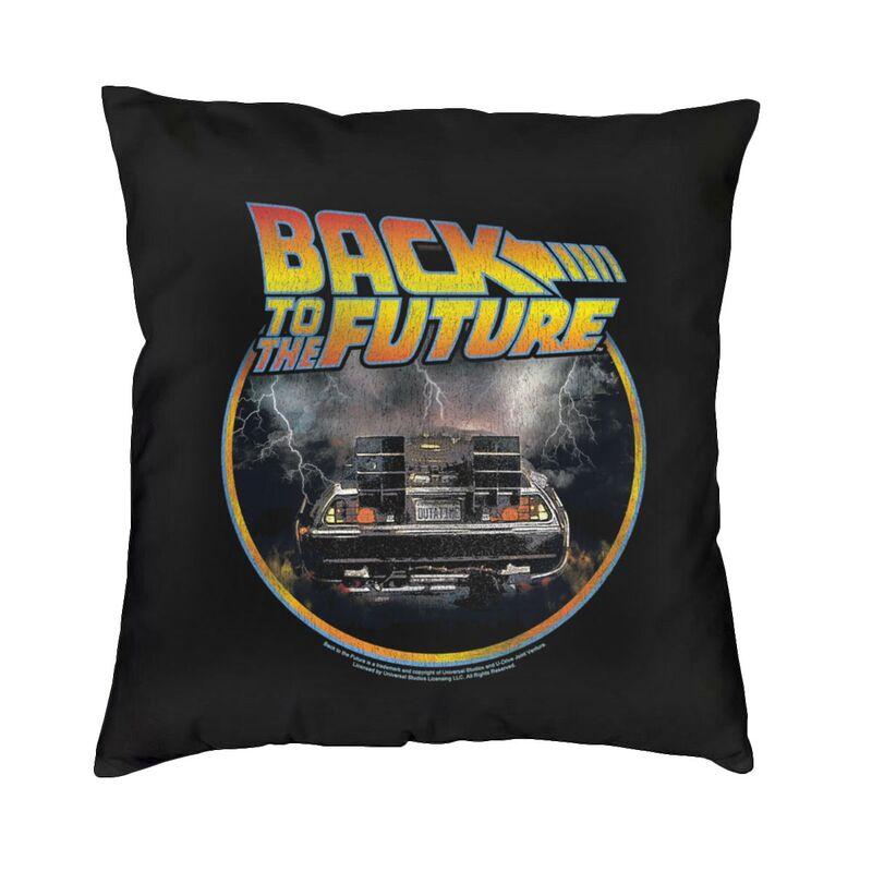 Soft Save The Clock Tower Throw Pillow Cover Decoration Custom Square Back To The Future Cushion Cover 40x40 Pillowcover