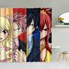Fairy Tail Коралловые шторки для ванной для душа Складная перегородка Аксессуары для занавески для ванны Спальни Водонепроницаемая ткань.