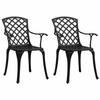 Maison Exclusive - Ensemble de bistro 3 pcs Aluminium coulé Noir