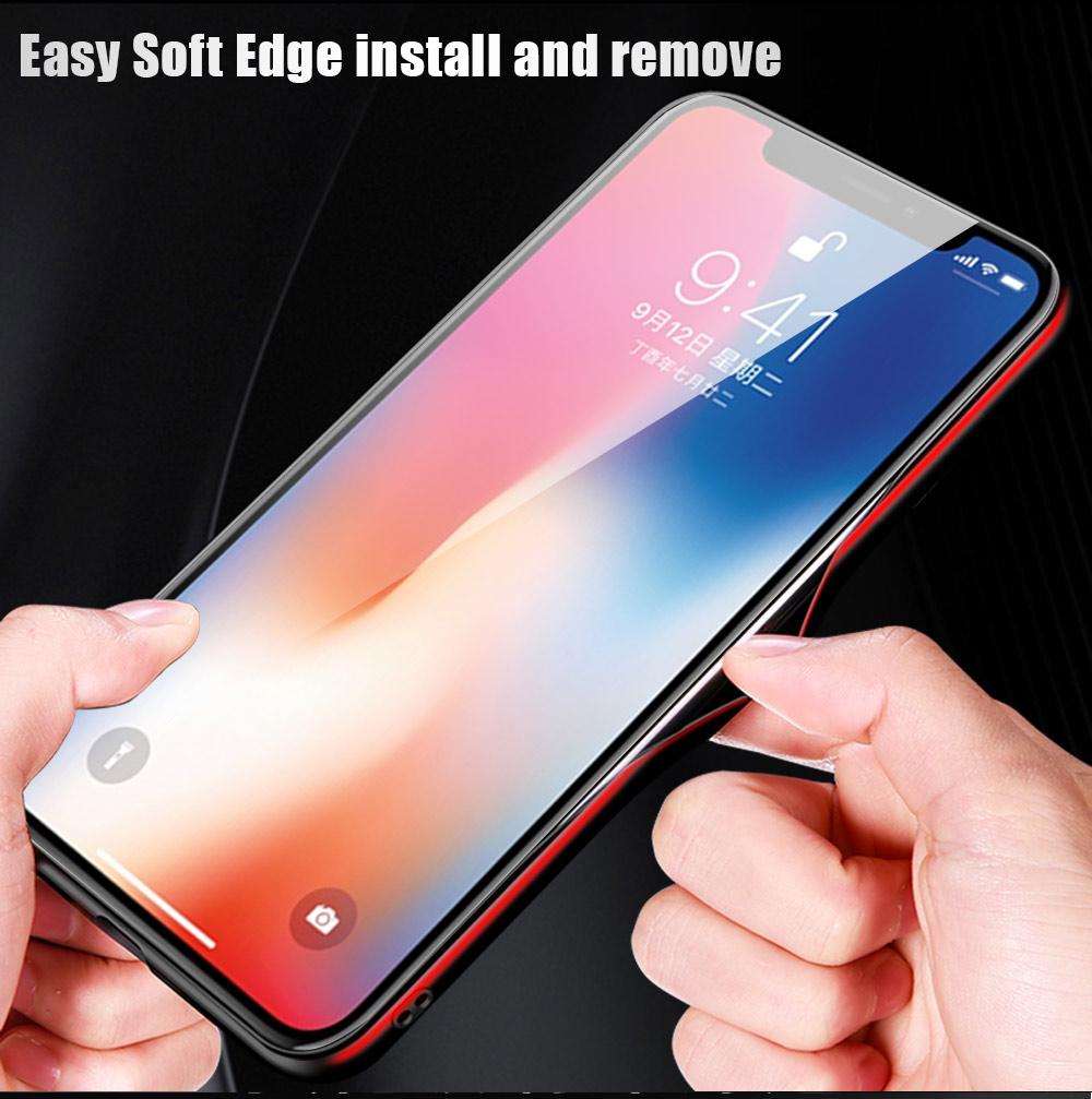 Чехол для телефона из закаленного стекла для Samsung A06 A12 A16 A22 A32 A34 A53 A56 S20FE S23 S25 iPhone 11 12 13 14 15 16 17, мягкий край, противоударный, гладкий чехол