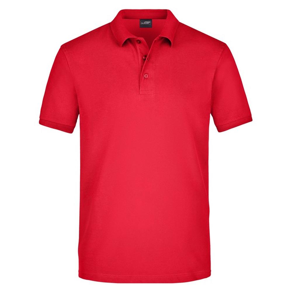 James and Nicholson Mens Piqué Elasticated Polo Shirt
