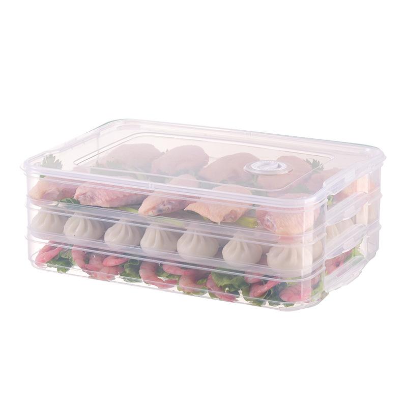 С крышкой для хранения в холодильнике Foodgrade, коробка для вонтонов, специальная для замороженных пельменей, коробка для заворачивания пельменей