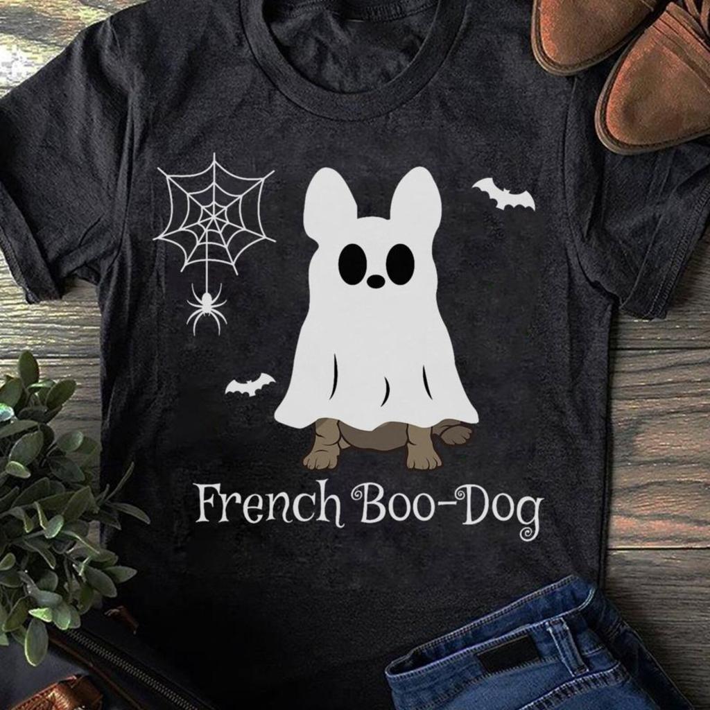 French Bulldog Halloween Ghost Tee: Funny Dog Lover Gift
