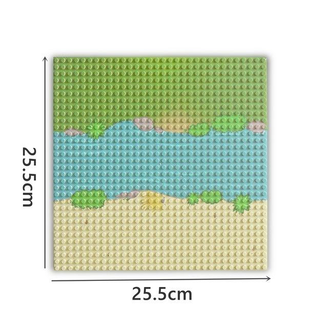 32*32 16x16 Точек Базовая Пластина Кирпичики Городская Улица Дорога Базовая Пластина Стена Строительство 32x16 Совместимые Строительные Блоки Детские Игрушки Leduo
