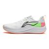 Li Ning Red Hare 7 Амортизация Поддержка Легкие Отскок Низкие Кроссовки для Марафона Тренировок Бега Мужские Бело-Зеленые ARPU003-14