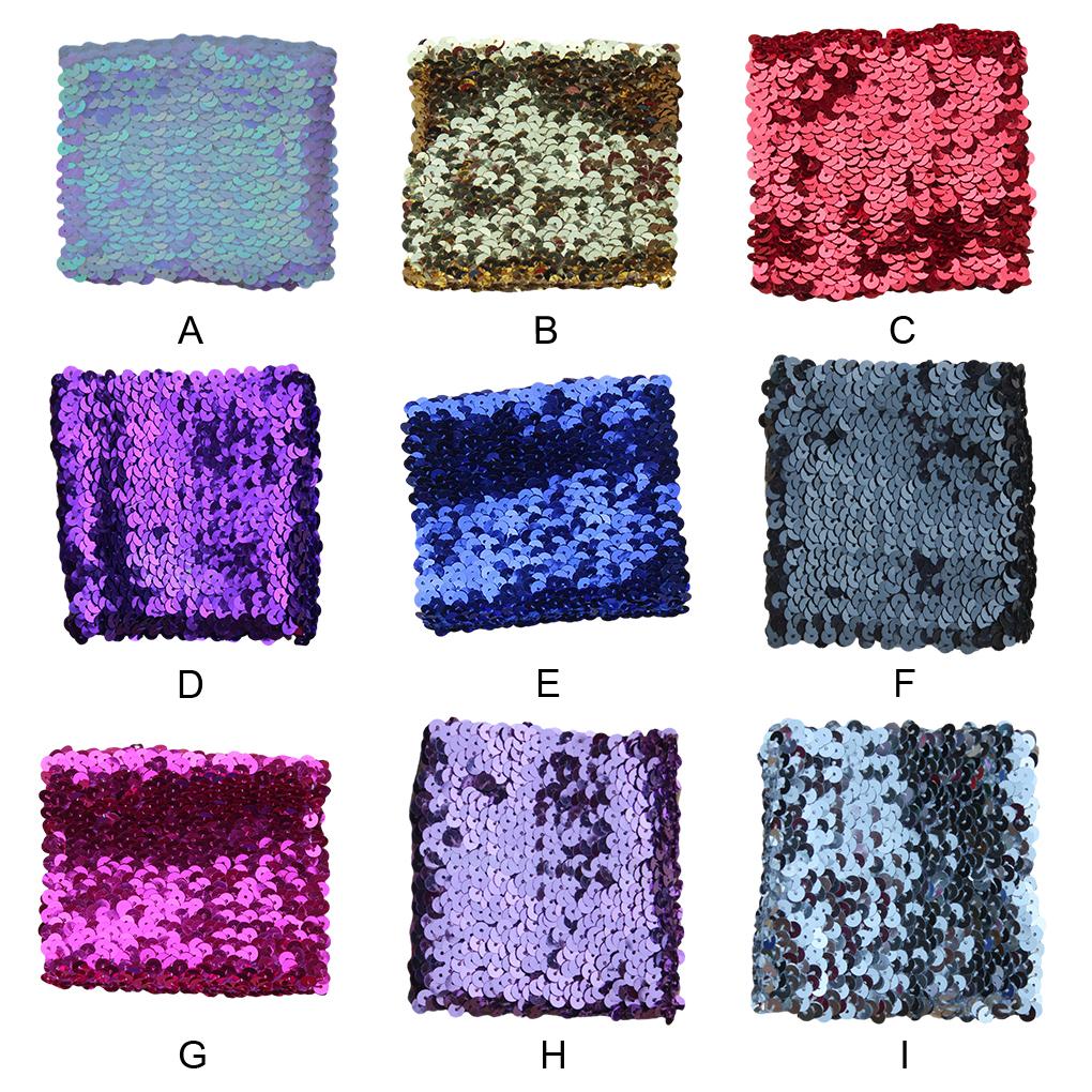 Sparkling Sequin Fingerless Gloves Wide Application Multiple Colors Available Shiny Gauntlet Glove