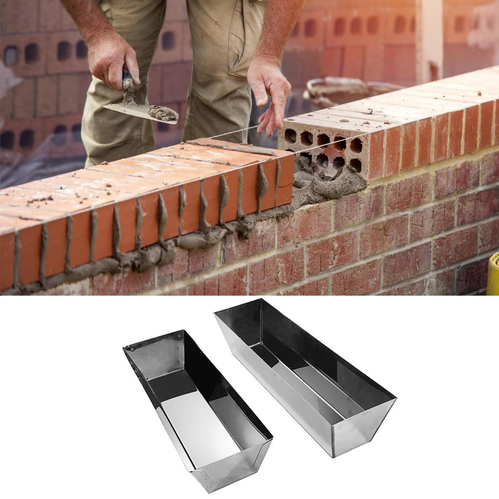 14'' 16'' стальной поддон для грязи с обрезанными краями для легкой очистки ножом нержавеющий инструмент для штукатурки поддона для грязи из гипсокартона