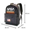 Plecak Szkolny Nasa Unisex Wielokomorowy Czarny 30X43X18Cm
