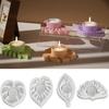 Multifuntional Candle Base Molds Crafting Moulds Leaf Shape Candlestick Molds Silicone Candle Bracket Molds for Candle