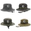 Fisherman Hat Men Women Outdoor Sun Protection Cotton Wide Brim Foldable Mesh For Summer Fishing Trips