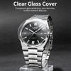 New LIGE classic simple men's watch quartz stainless steel strap ultra-thin casual waterproof watch men's gift reloj+box