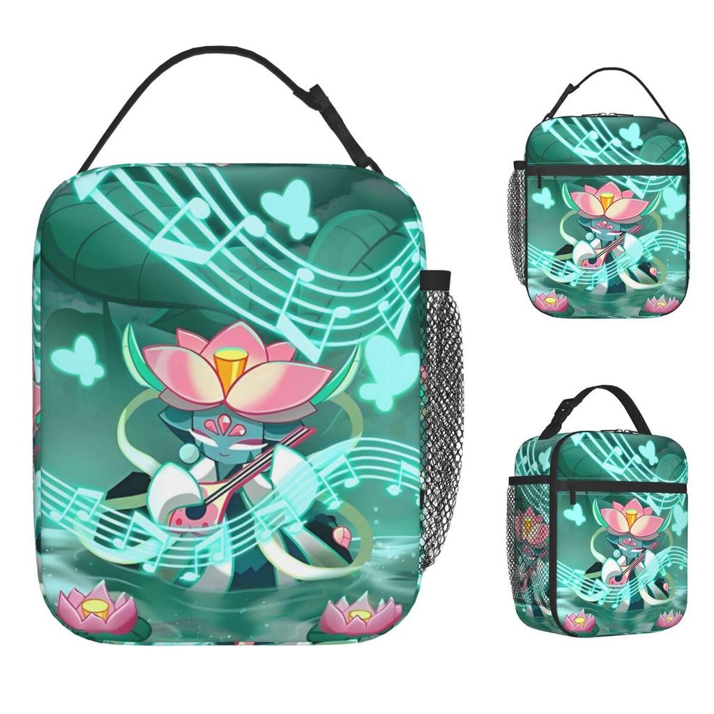 Lotus Dragon Cookie - Cookie Run Kingdom Insulated Lunch Bags Large Meal Container Thermal Bag Lunch Box Tote College Men Women