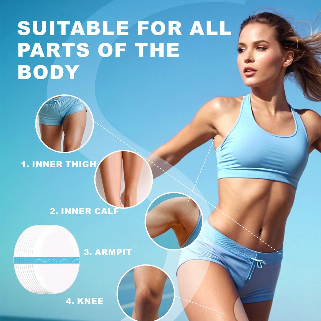 10 Pcs Body Anti-Friction Pads, Self-Adhesive Thigh Patch Disposable Ultra-Thin Thigh Inner Anti-Chafing Paste For Thigh Inner