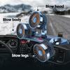 Fan For Car USB Double Fan Portable Fan Air Cooling Fan 360 Degree Rotation Office Fans Portable 3 Head Fan Mini USB Desktop Fan