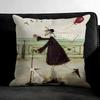 Подушка с чехлом Sam Toft Art Ультрамягкая, приятная для кожи ткань Облачный комфорт и скрытая молния