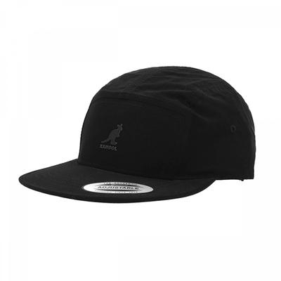 Kangol K5327 Черная мягкая 5-панельная бейсболка