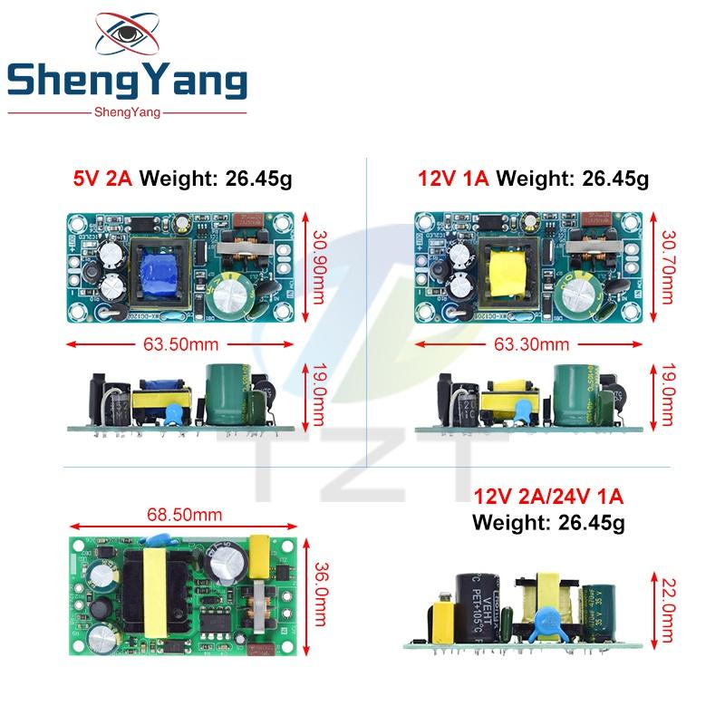 AC-DC 5V 2A 10W / 12V 1A 12W / 12V 2A Или 24V 1A 24W Импульсный Модуль Блока Питания Голая Плата 85-264V Для Замены/Ремонта