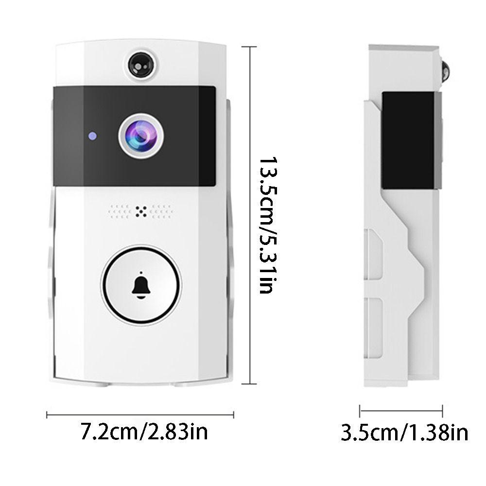 Waterproof Visual Intercom Doorbell Solar Power Front Door Camera Durable Video Doorbell  Household