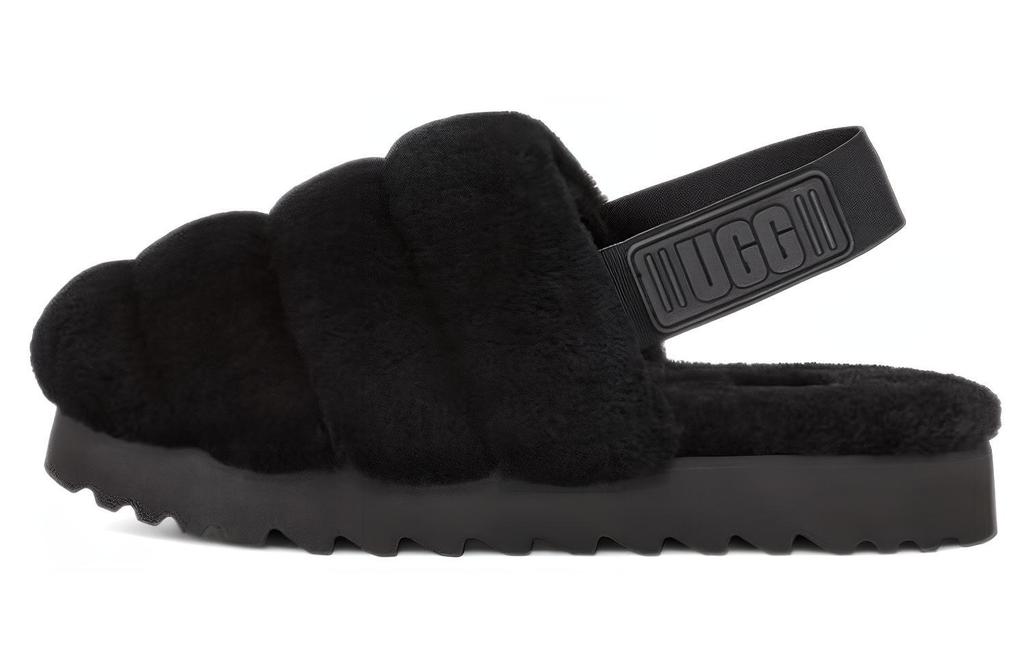 Women's Slippers UGG Super Fluff Slipper Black (Women's)