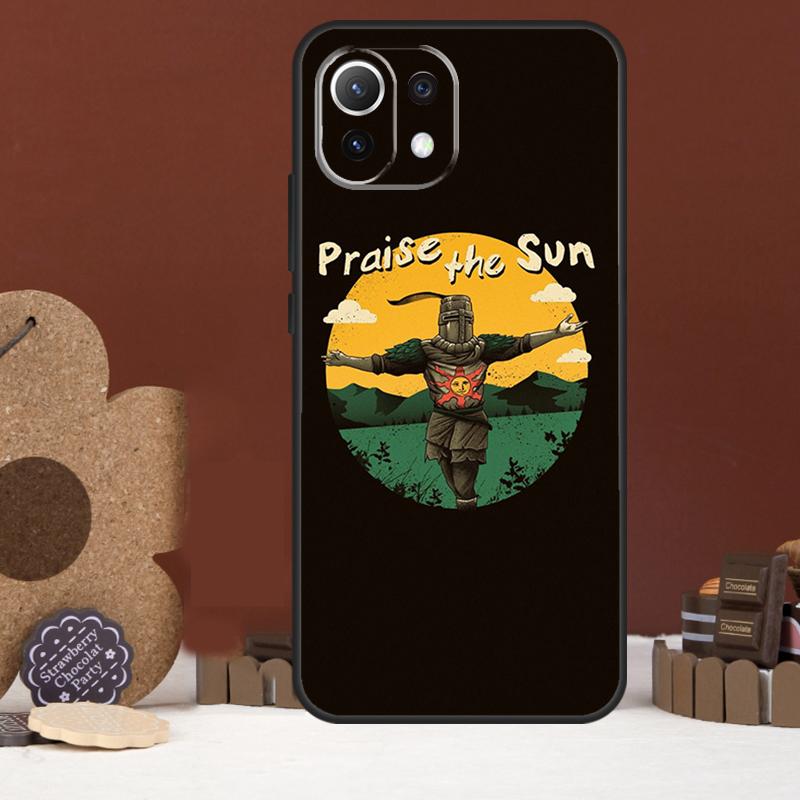 Чехол 'Славь Солнце' Dark Souls для Xiaomi 15 Ultra 15T 13T 14T 13 14 Pro 17 Pro Max POCO X7 X5 X6 F5 F6 F7 Pro