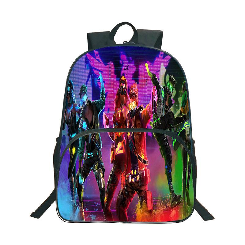 Shooting Game Free Fire 3D Print Backpack Boy Girl Casual Schoolbag Student Waterproof Knapsack Cartoon Pattern Backpacks