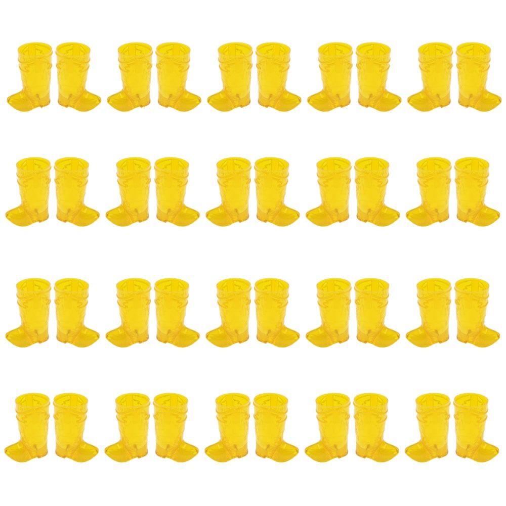 10Pcs Transparent Western Cowboy Glasses Plastic Shot Glasses Creative Beer Cup  Outdoor