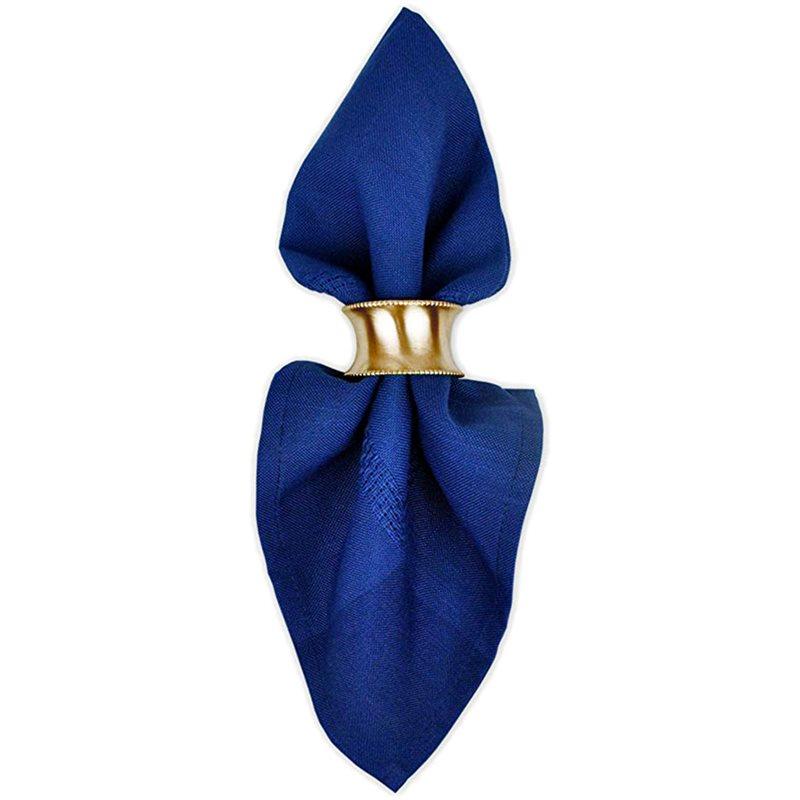 J1UL1N 18 Pcs Napkin Rings Set Dining Table Setting Bridal Napkins Rings Glossy Napkin Holder Adornment