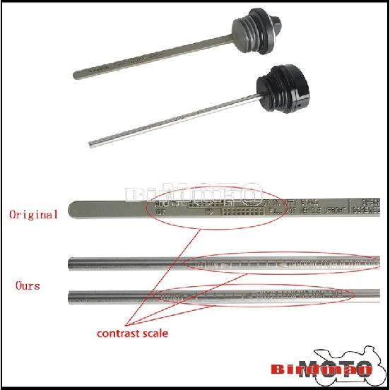 Motorcycle Oil Dipstick With Temperature Gauge 62700136 62700194A For Harley Road King Electra Tri Road Glide FLHR FLTRT FLTRU