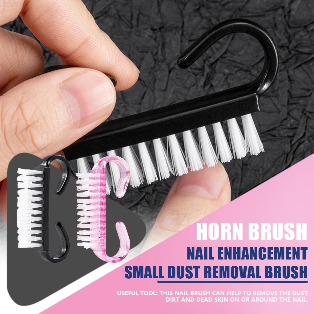 Professional Adults Nail Art Cleaning Brush Salon Spa Fingernail Dust Dead Skin Brushes Manicure Equipment Beauty Supplies
