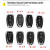 TPU Car Key Fob Cover Case for Chevrolet 2017-2019 Chevy Malibu Camaro Cruze Traverse Sonic Volt Bolt Equinox Spark Blazer Onix jd2