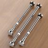 Stainless Steel Telescopic Pole Hollow Curtain Rod Clothes Drying Rack for Balcony Bathroom