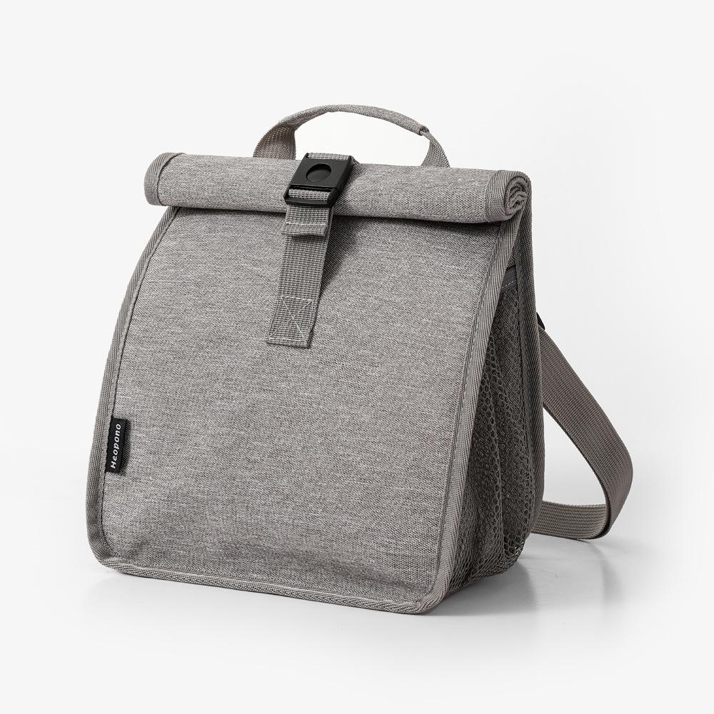 Large Capacity Insulated Lunch Bag Collapsible Waterproof Women's Casual Handbag with Adjustable Shoulder Strap Reusable