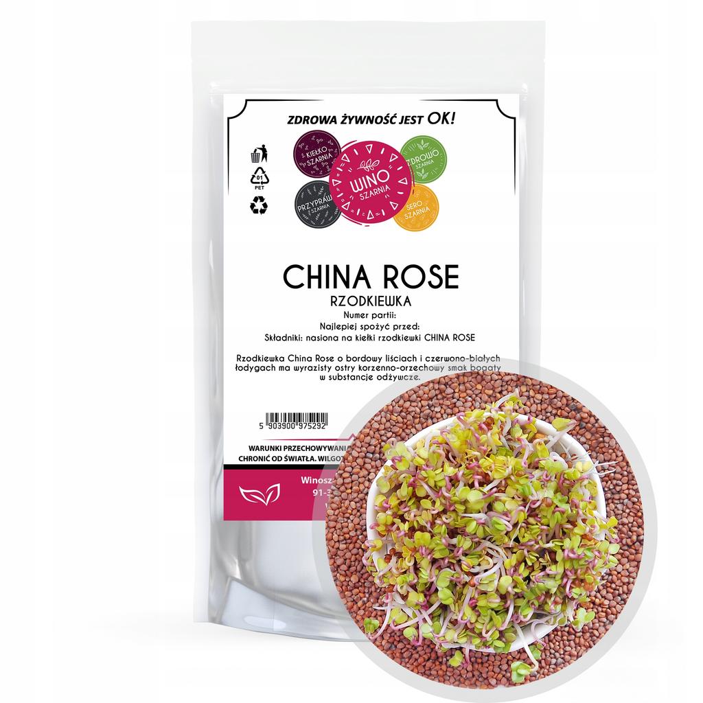 Rzodkiewka China Rose - nasiona na kiełki 100g