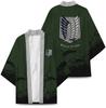 Косплей-кимоно-плащ Атака Титанов, Свободная повседневная домашняя одежда, Внешний плащ