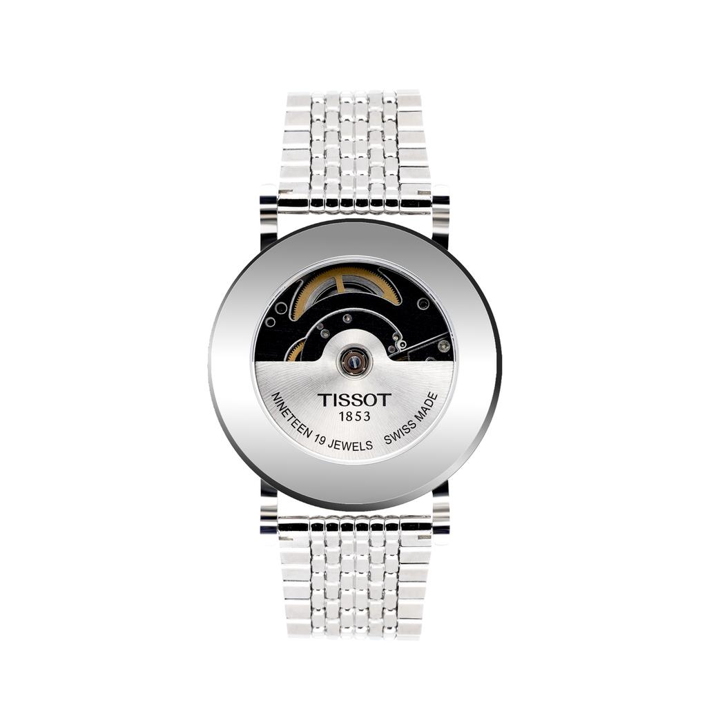 Tissot Коллекция Meishi Механические Мужские Часы Часы 40мм Белый Циферблат Корпус из Нержавеющей Стали T109.407.11.032.00