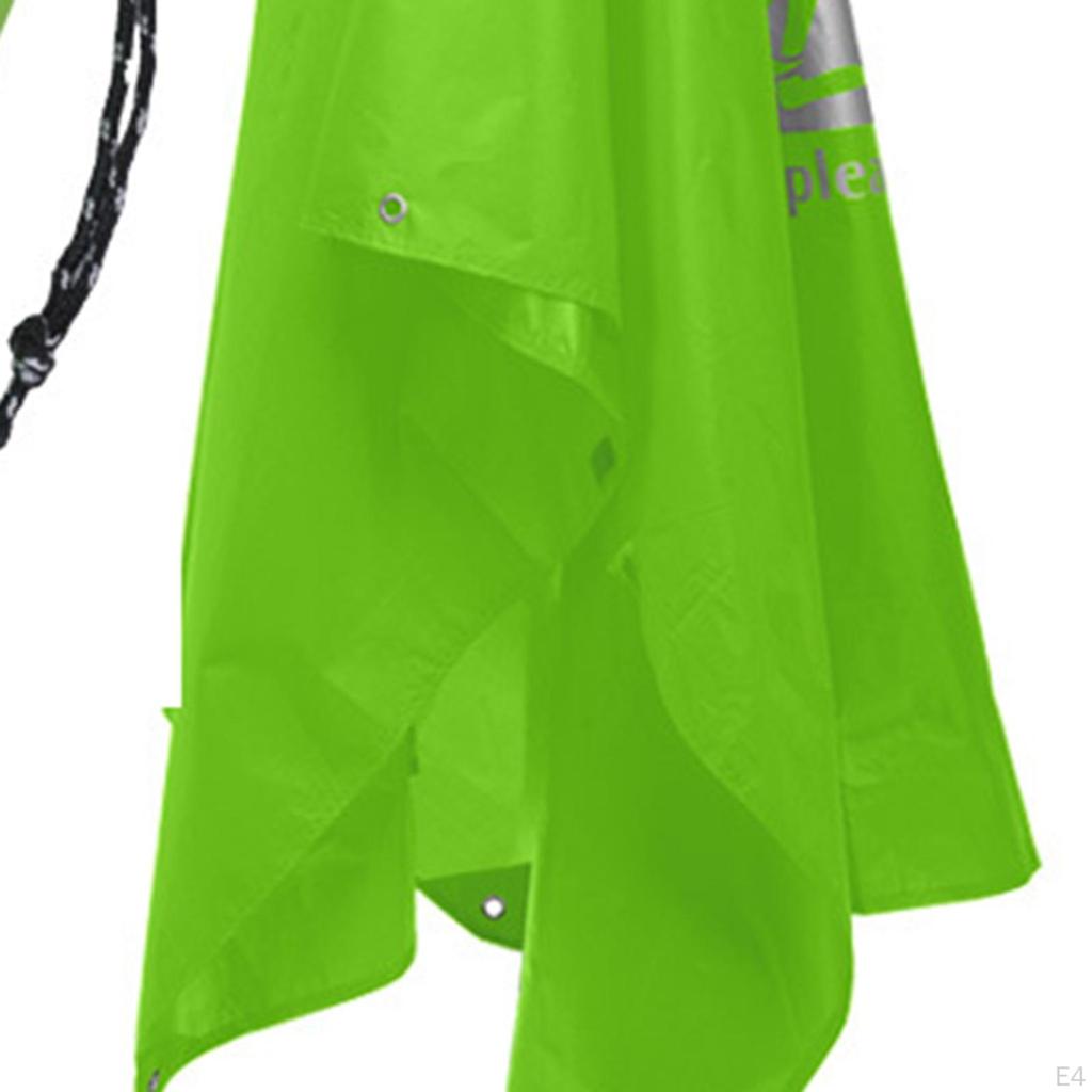 Hooded Rain Poncho Jacket 3 In 1 Adults Raincoat Coat for Sporting Event Fishing Travel