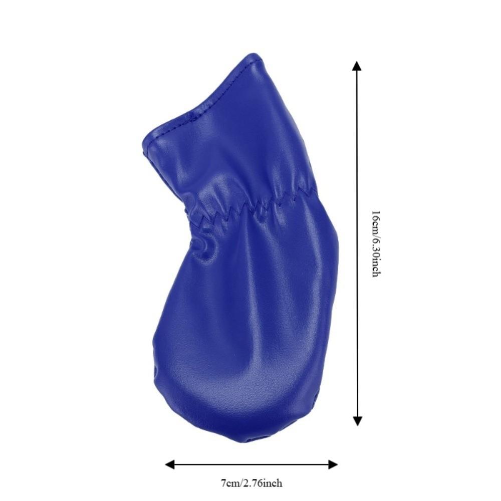 8pcs PU Material Golf Club Covers Lightweight Design Head Cover Set Protective Case Iron Wedges