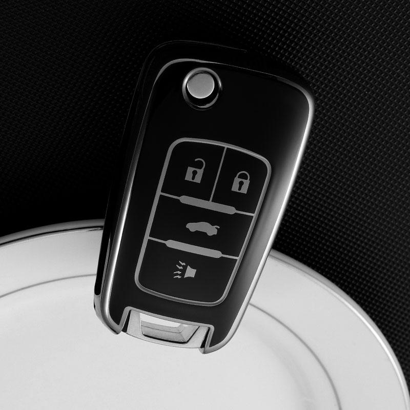 TPU Protective Car Key Fob Cover Shell Buick Chevrolet Cruze Vauxhall Mokka Encore Blazer Model Suitable Key Accessories