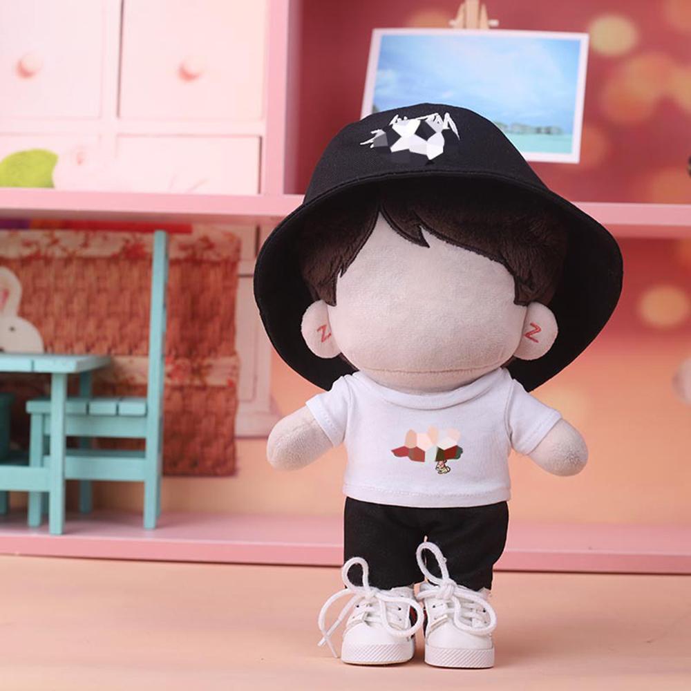 Цветные Шорты Переодевание Игра Кукольная Одежда Деним Джинсы 20СМ Кукольные Брюки Полоска Клетка