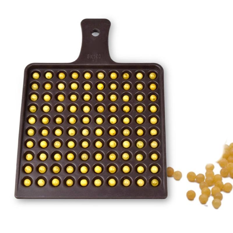 Поднос для подсчета бусин для DIY поделок, пластиковый органайзер для бусин, доска для раскладки бусин с ручкой, ювелирные принадлежности