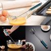Kitchen Tools Stainless Steel Semiautomatic Whisk Manual Press Type Cream Mixer Household Kitchen Floor Source Egg Whisks