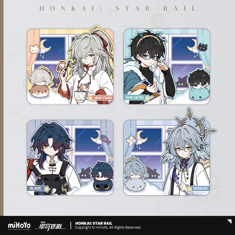 Sunsyea Honkai Star Rail Официальный мерч miHoYo Оригинальный Аутентичный Значок Серии NSSS Брелок Акриловый Стенд Карточка Sunday