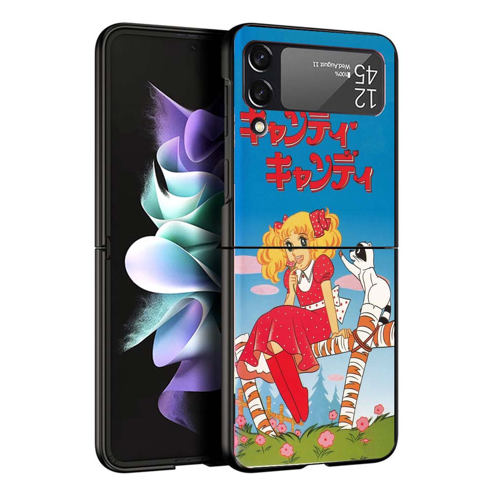 Чехол для телефона Candy 90s Anime для Samsung Galaxy Z Flip7 Flip6 5G Flip5 Flip4 Flip3 ZFlip 7 6 3 4 5 Ударопрочная задняя крышка Galaxy Z