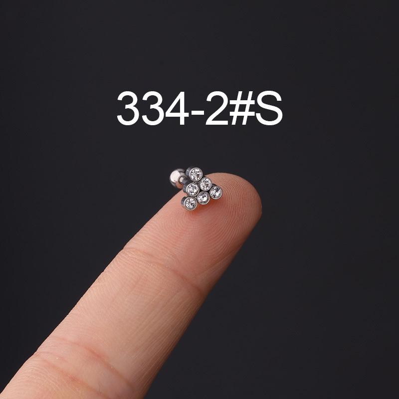 Серьги-гвоздики для хряща из нержавеющей стали 16 г - Модные европейские и американские пирсинг-украшения